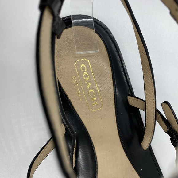 COACH Patent Leather Geralynn Gladiator Sandals Sz 8 - Picture 8 of 8